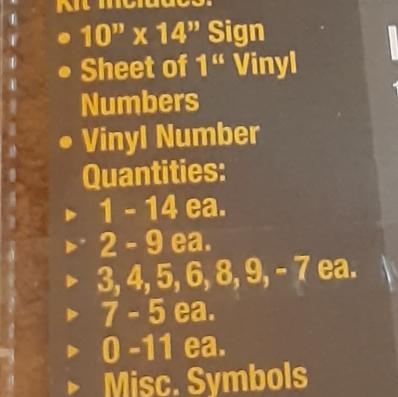 Cosco Static Cling 10" x 14" VEHICLE FOR SALE Sign Kit (Lot of 2) - New/Sealed - Picture 3 of 5